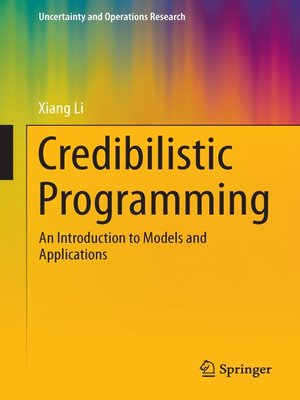 cover image of Credibilistic Programming